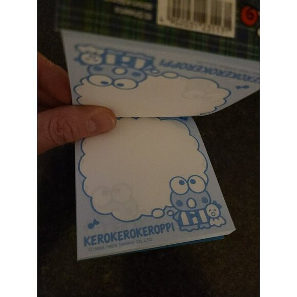 VTG Retro Sanrio Kerokerokeroppi Kero Kero Keroppi 1989 Notepad + Member Card - Picture 7 of 7